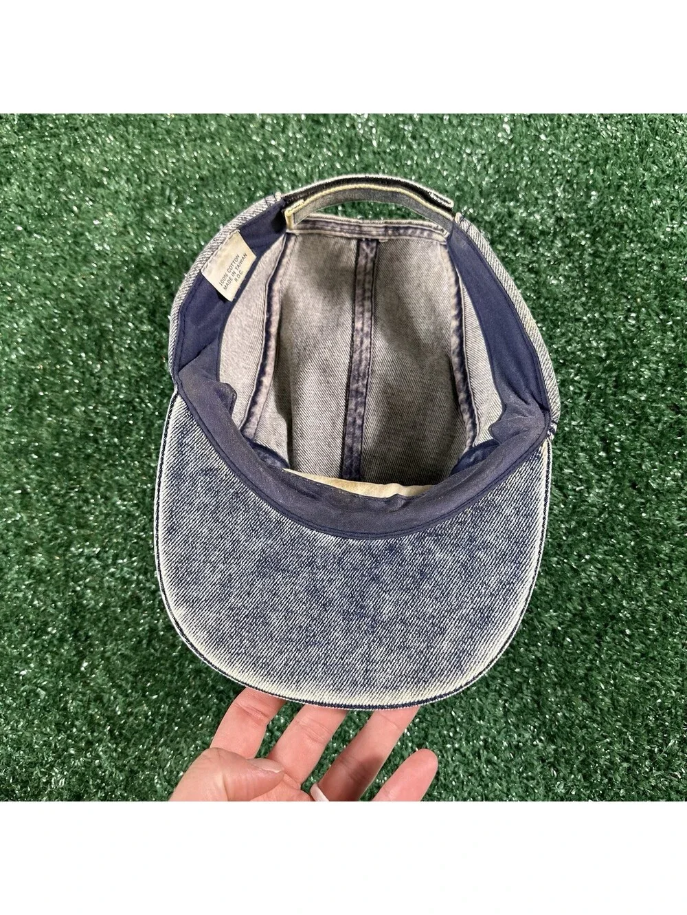 Vintage Retro 1980s Denim Style New Zealand Strapback Hat Cap Surf Hat